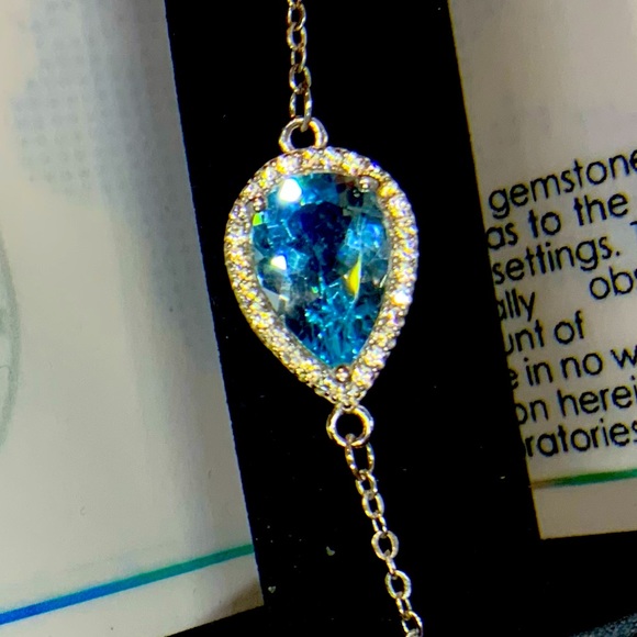 100% genuine and garanteed 3.77ct Swiss topaz bracelet. With certificate card. - Picture 1 of 4